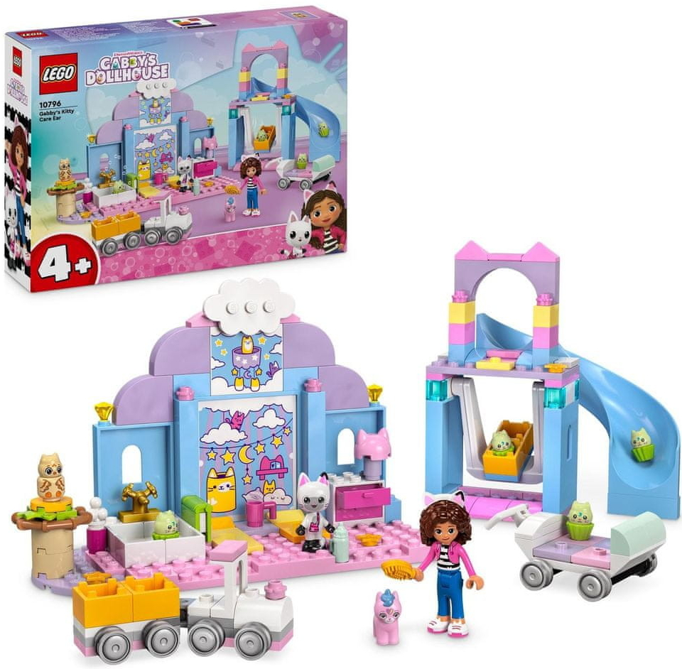 LEGO Gabby’s Dollhouse 10796 Gábi a kočičí jesličky