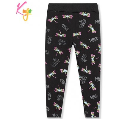 Kugo Dívčí teplé legíny KK2321 černé – Sleviste.cz