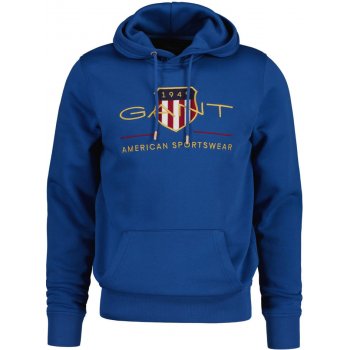 GANT ARCHIVE SHIELD HOODIE modrá