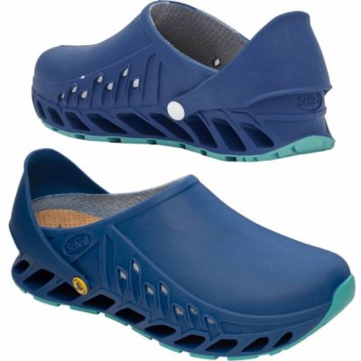 Scholl Evoflex Pracovní obuv emerald/navy modrá – Zbozi.Blesk.cz