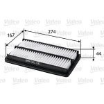 Vzduchový filtr VALEO 585330 – Hledejceny.cz