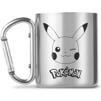 GB eye Hrnek Plecháček Pokémon Pikachu kovový s karabinou 240 ml