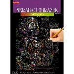 SMT Creatoys Škrabací obrázek duhový A4 23x32cm 3 druhy – Zboží Dáma