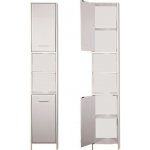 Casaria koupelnová skříňka bílá 180x30x30cm 100510 – Zboží Dáma