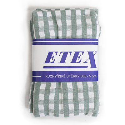 Etex Bavlněné utěrky Klasik U05-4 zelená 50 x 70 cm 5 ks – Hledejceny.cz