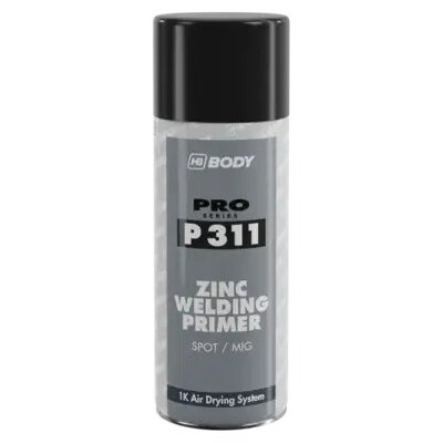 HB BODY zinc spot mig 425 - 1k antikorozní základní zinková barva černá ve spreji 400ml | Zboží Auto