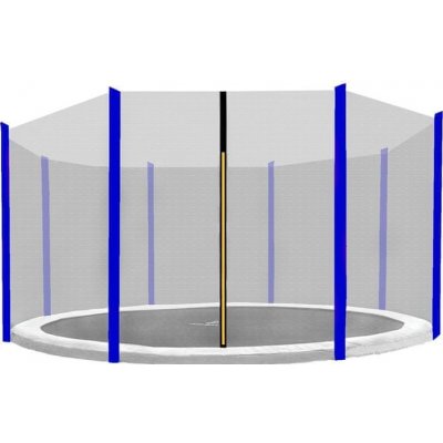 Aga Ochranná síť 366 cm na 8 tyčí černá síť/modrá – Zbozi.Blesk.cz