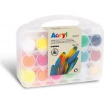 akrylové barvy PRIMO 18 x 25 ml 2x miniplátno – Zboží Dáma