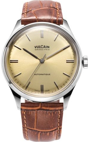 Vulcain Grand Prix Champagne Brown Alligator