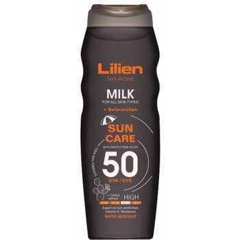 Lilien Sun Active mléko na opalování SPF50 200 ml