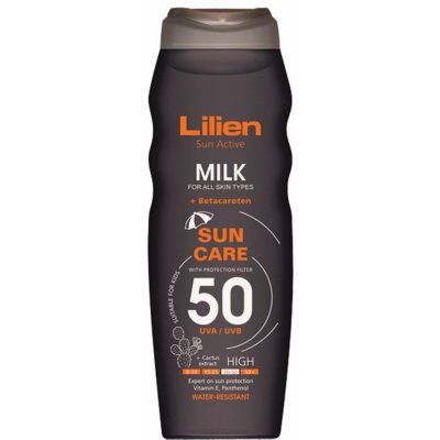 Lilien Sun Active mléko na opalování SPF50 200 ml – Zboží Mobilmania
