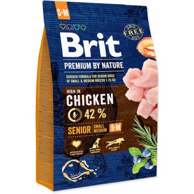 BRIT Premium by Nature Senior S+M 3kg