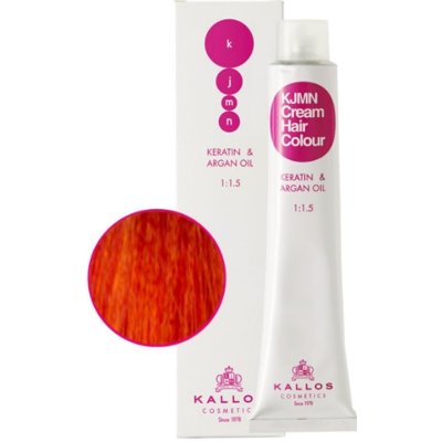Kallos KJMN s keratinem a arganovým olejem 0.44 Copper Cream Hair Colour 1:1.5 100 ml