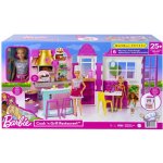 Mattel Barbie herní set restaurace s panenkou – Zboží Mobilmania