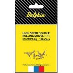 DELPHIN Dvojobratlík High Speed Double Rolling Swivel vel.8 19kg – Zboží Mobilmania