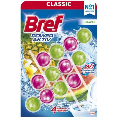 Bref WC Power Aktiv závěs kuličky Hawai 3 x 50 g – Sleviste.cz