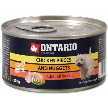 Ontario Adult kuřecí kousky & nugety 6 x 200 g