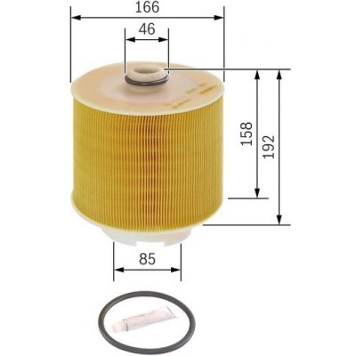 BOSCH F 026 400 198 Vzduchový filtr (F026400198) – Hledejceny.cz