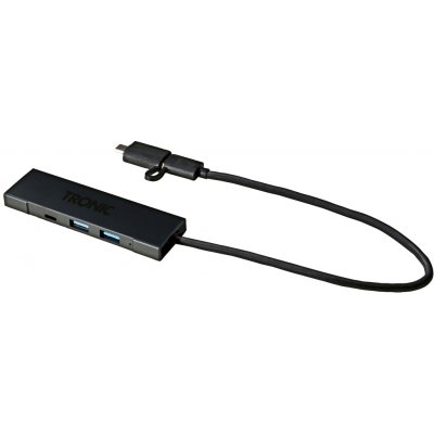 TRONIC USB rozbočovač / Rychlonabíječka (USB rozbočovač – 2x USB-A a 2x USB-C) – Zboží Živě