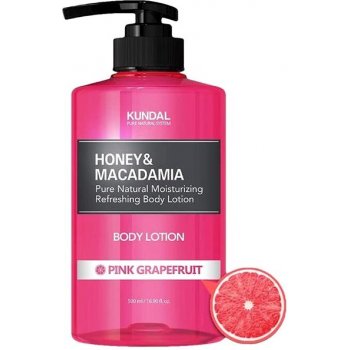 Kundal Honey&Macadamia Body Lotion Pink Grapefruit vyživující tělové mléko 500 ml