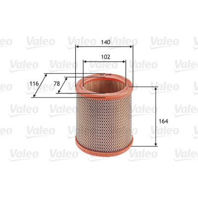 Vzduchový filtr VALEO 585602 – Hledejceny.cz