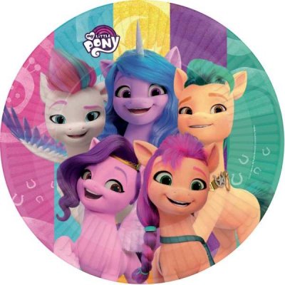 Papírový talíř na párty 23cm My Little Pony Amscan – Hledejceny.cz