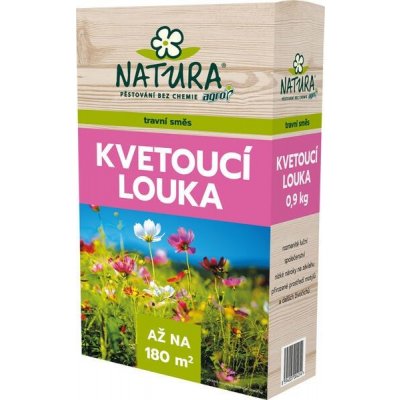 AGRO CS NATURA Travní směs Kvetoucí louka 0,9 kg – Zboží Mobilmania