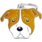 My Family Amstaff gravírovateľný přívěsek 2,8 x 3,9 cm – Zboží Mobilmania