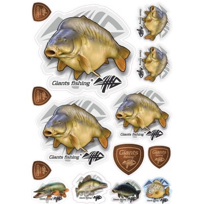 14ks - Nálepka Giants Fishing Kapr Lysec – Zbozi.Blesk.cz