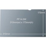 3M PF14.0W bezpecnostny filter cierny pre 35,6cm (14,0 ) 16:9 – Zboží Živě