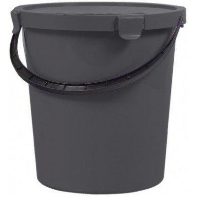 Plast Team Vědro s víkem 5 l šedé – Zboží Dáma