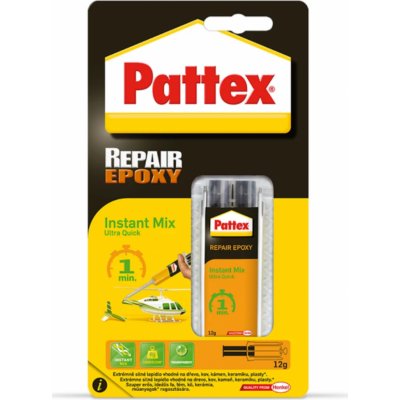 PATTEX Repair Epoxy Ultra Quick 1 min 11g – Zbozi.Blesk.cz