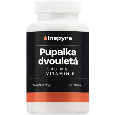 Inspyre Pupalka dvouletá 500 mg + Vitamín E 90 tobolek – Sleviste.cz