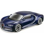 Bburago Plus Bugatti Chiron modrá 1:32 – Zboží Mobilmania