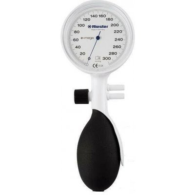 Riester Tonometr E-mega ® bílý s manžetou dvojitá had, vel. 24 - 32 cm – Hledejceny.cz