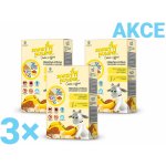 Goldim kozí PŠENIČNO RÝŽOVÁ BANÁN + KAKAO MULTIPACK 3 x 225g – Zboží Mobilmania