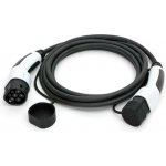 Platinet propojovací EV kabel PEVC11KW5B 11kW 16A Type 2 Type 2 délka 5m Standard Line černý | Zboží Auto