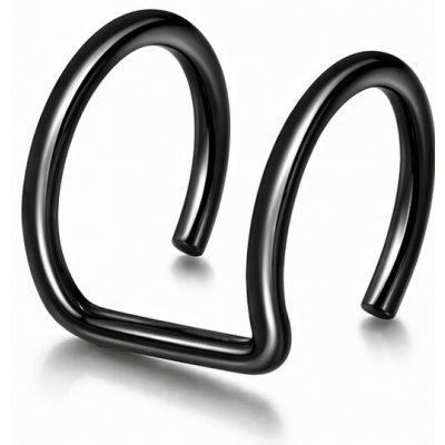 SARINES Černý earcuff v minimalistickém dvojitém designu S1475 – Hledejceny.cz