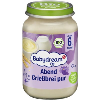 Babydream BIO Krupicová kaše na dobrou noc 190 g – Zboží Dáma
