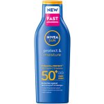 Nivea Sun Protect & Moisture hydratační mléko na opalování SPF50+ 200 ml – Zboží Dáma