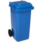 Europlast popelnice 240l plastová s kolečky Modrá – Zboží Mobilmania