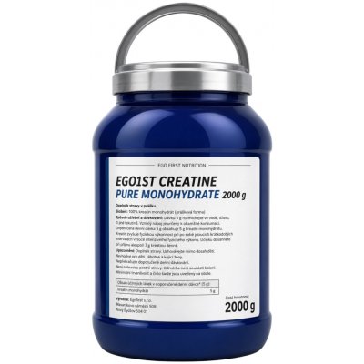 EGO1ST Creatine pure monohydrate 2000 g – Hledejceny.cz