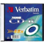 Verbatim CD-R 700MB 52x, Extra Protection, slim, 200ks (43347) – Zboží Živě