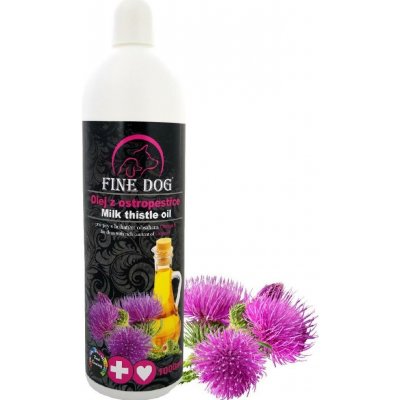 Fine Dog Olej z ostropestřce 1000 ml – Hledejceny.cz