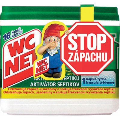 WC NET aktivátor septiků, 16 kapslí, 288 g – Zboží Dáma