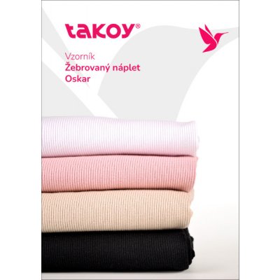 Takoy Vzorník - Jednobarevný žebrovaný náplet – Hledejceny.cz