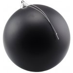 DECOLED Velká vánoční ozdoba 30 cm plastová koule černá matná – Hledejceny.cz