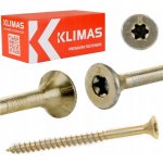 KLIMAS Wkret-met WKCS Ø6 mm TX-30 konstrukční vrut do dřeva se zápustnou hlavou 240 mm - 100 ks – Hledejceny.cz