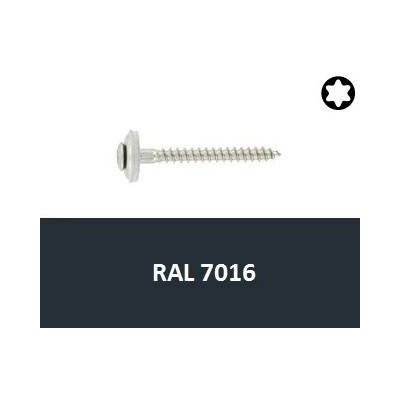Vrut s podl. 15mm, nerez A2 4,5x45 Torx RAL7016 (Art.8790) 10ks – Hledejceny.cz