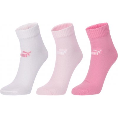 Puma ELEMENTS PLAIN QUARTER 3P Růžová Bílá – Zboží Mobilmania